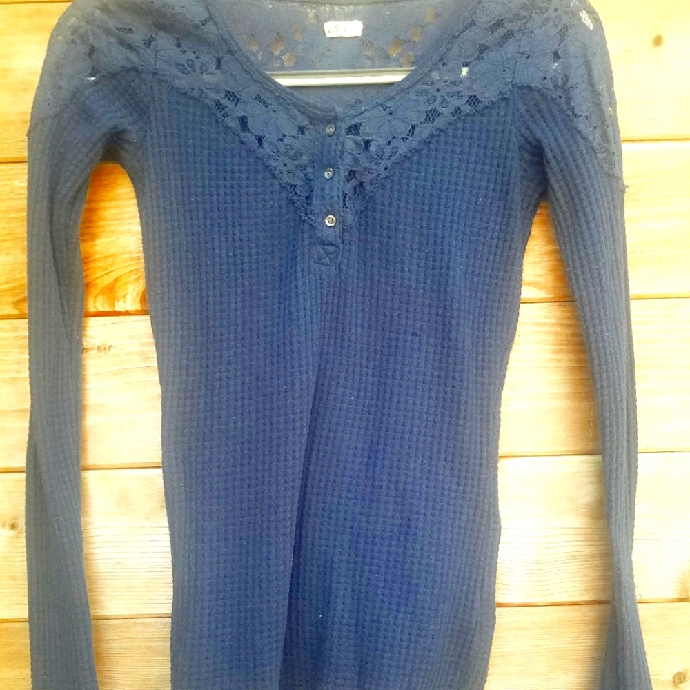 Hollister Lace Thermal Top